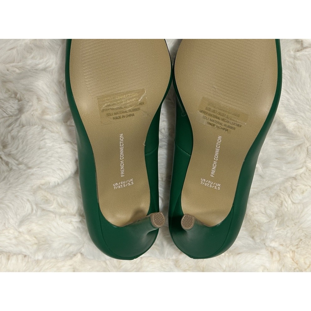 French Connection Womens Sierra Pointed Toe Comfortable Pumps Green Size 7 NWB - Picture 9 of 11